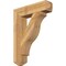 Ekena Millwork Funston Craftsman Rough Sawn Bracket, Western Red Cedar, 6"W x 28"D x 36"H BKT06X28X36FST04RWR - alternate 1